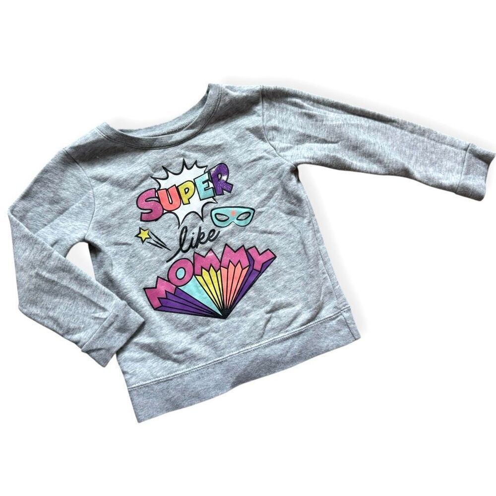 Toddler Girls Garanimals Super Super Like Mom Sweatshirt - Sz 3T